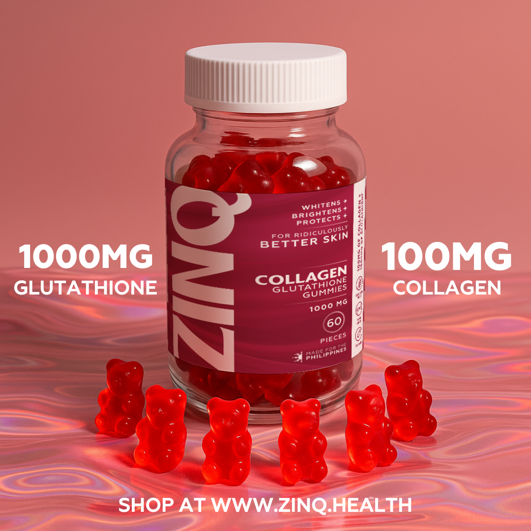 ZINQ COLLAGEN GLUTATHIONE GUMMIES (1000MG)
